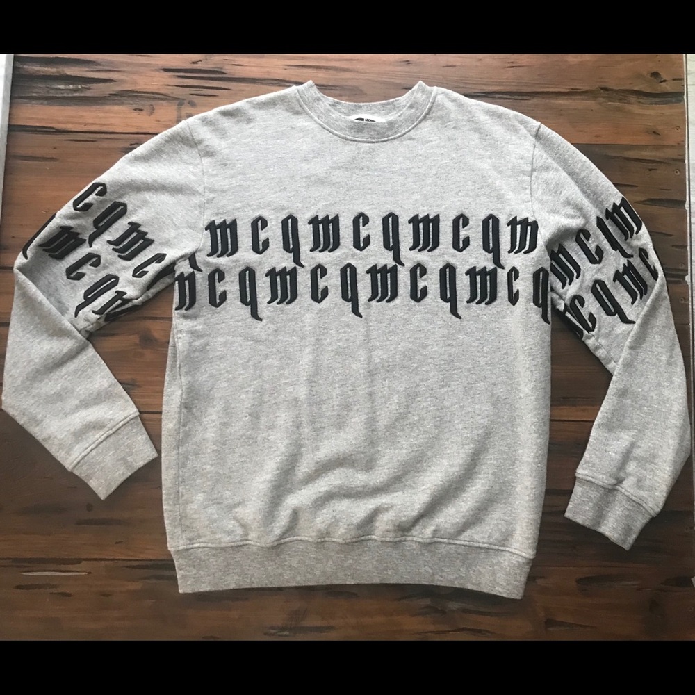 McQ by Alexander McQueen embroidered sweatshirt